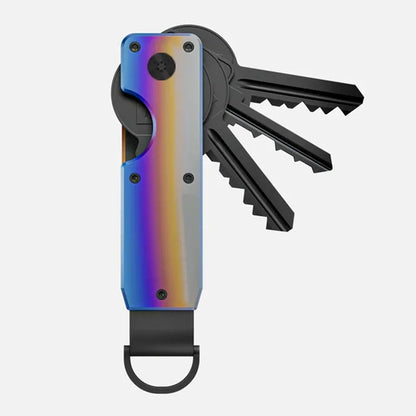 Key Organizer Compact Holder Metal Key Chain Minimalist key case holder for keychain Secures 1-5 Keys