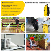 2050PSI Electric High Pressure Washer – 2300W with Adjustable Nozzle & Detergent Tank