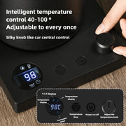 Smart Gooseneck Electric Kettle, Pour Over Coffee Tea, Temp Control & Hold, 1L 304 Stainless Steel,Matte Black 110V/220V