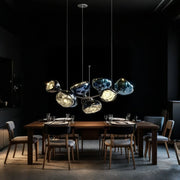 Lava Glass LED Pendant Light — Nordic Designer Ceiling Light, 3 Sizes