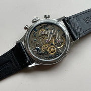 Pierre Paulin Men's Retro Panda Chronograph Watch – Vintage 70s, 38mm