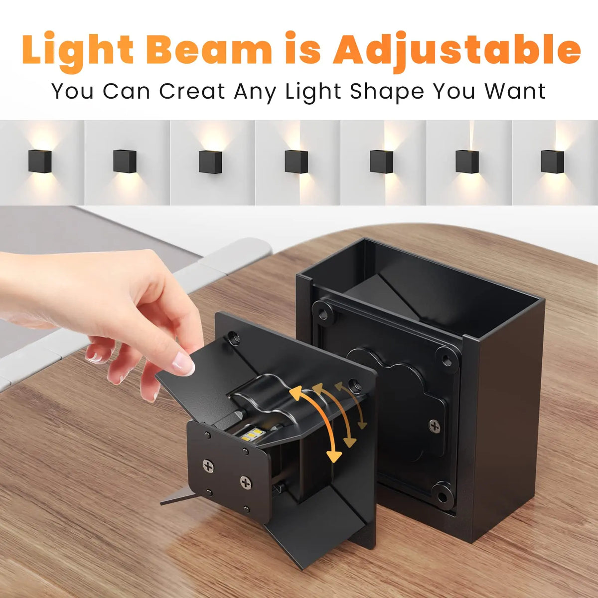 LED Wall Sconces – 6W Indoor/Outdoor IP65 Up-Down Wall Lights