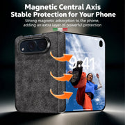 Genuine Alcantara Magnetic Phone Case – Premium Protective Cover for iPhone