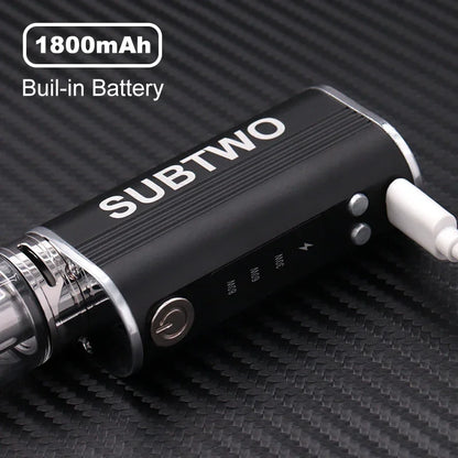 SUBTWO 100W Vape Box Mod E Cigarettes Kit 30W/60W/100W Power Adjust Battery with 0.3ohm 2.5ml Bottom Atomizer Vaper Smoke Pen