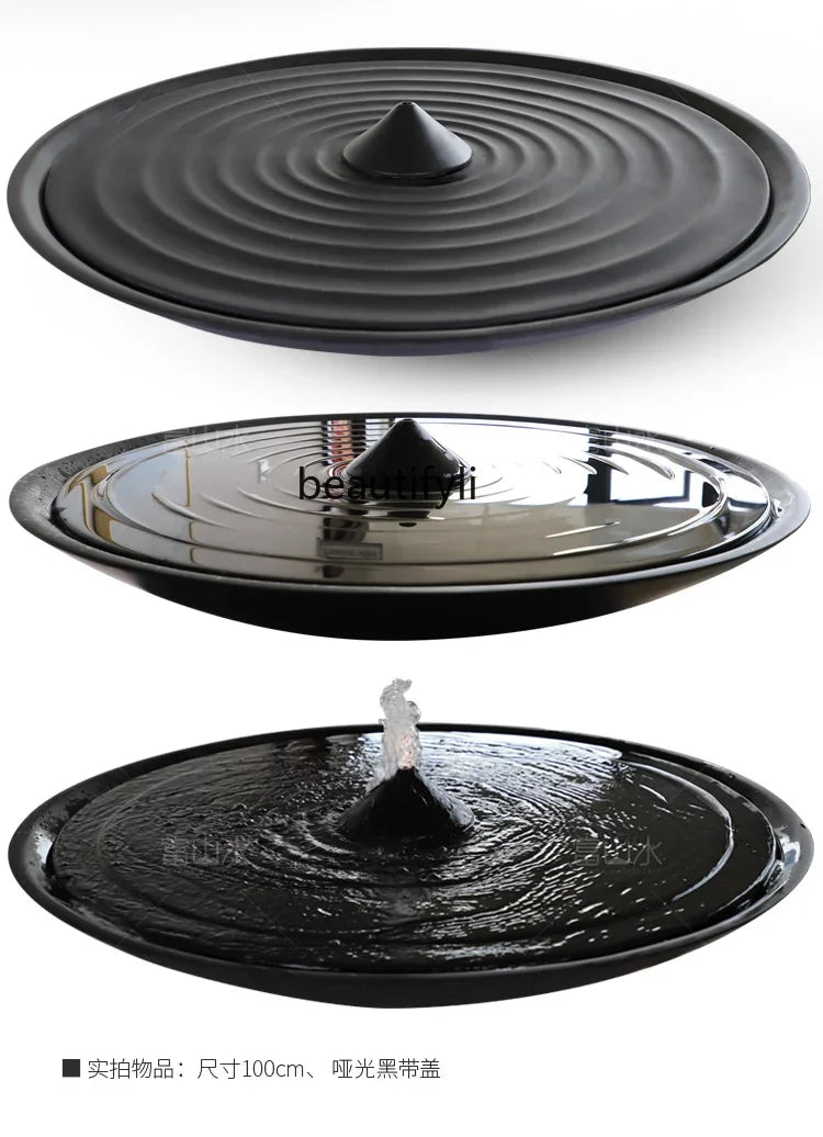 Japanese Zen Water Fountain — Courtyard & Hotel Landscape Feature - photo 2