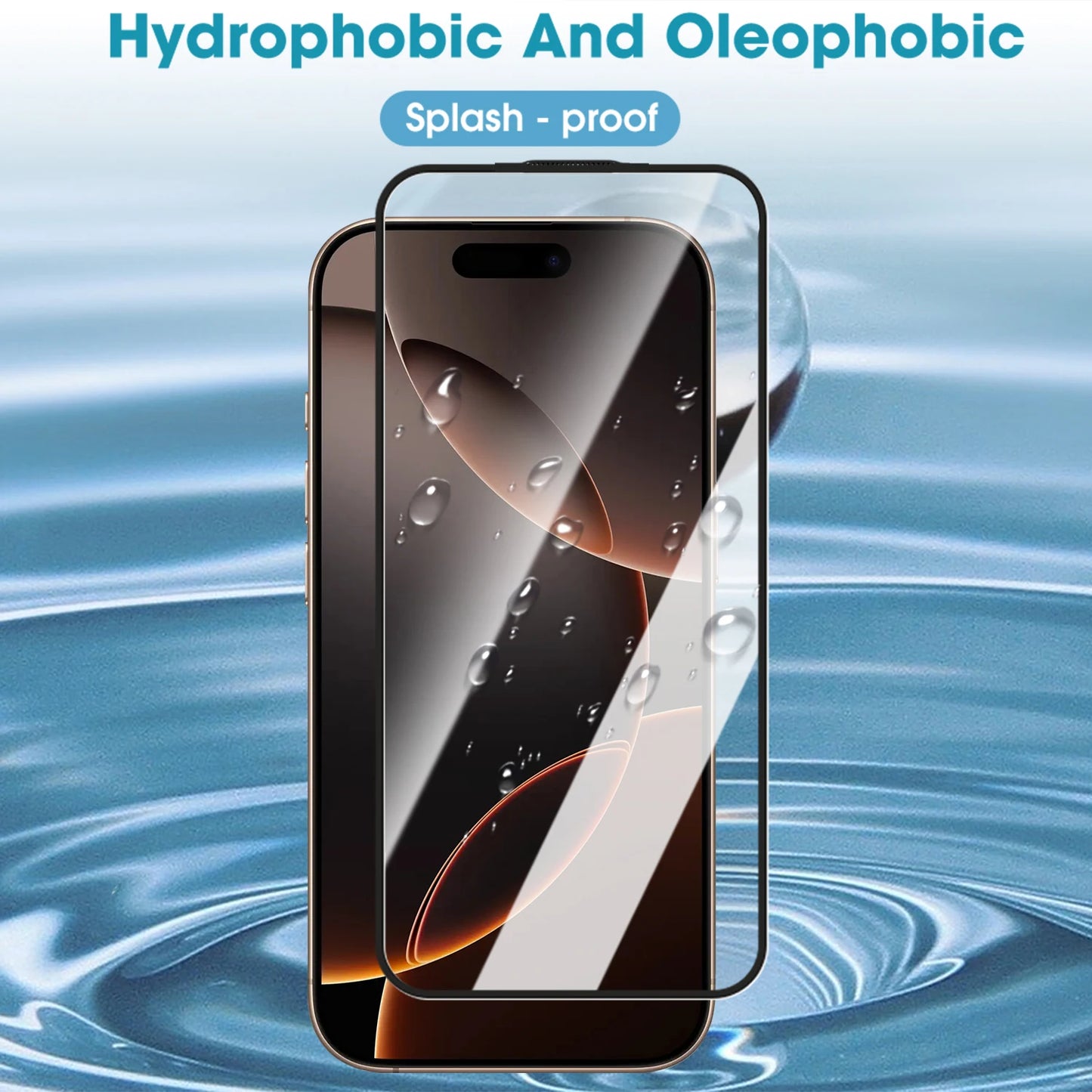 For IPhone 17 ProMax/17 Pro/17 Air Easy To Install Tempered Glass Screen Protectors HD Clear Films for IPhone 17 17Pro 17Air