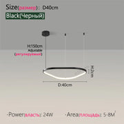 Modern Designer Chandelier – Hanging Pendant Lamp for Ceilings