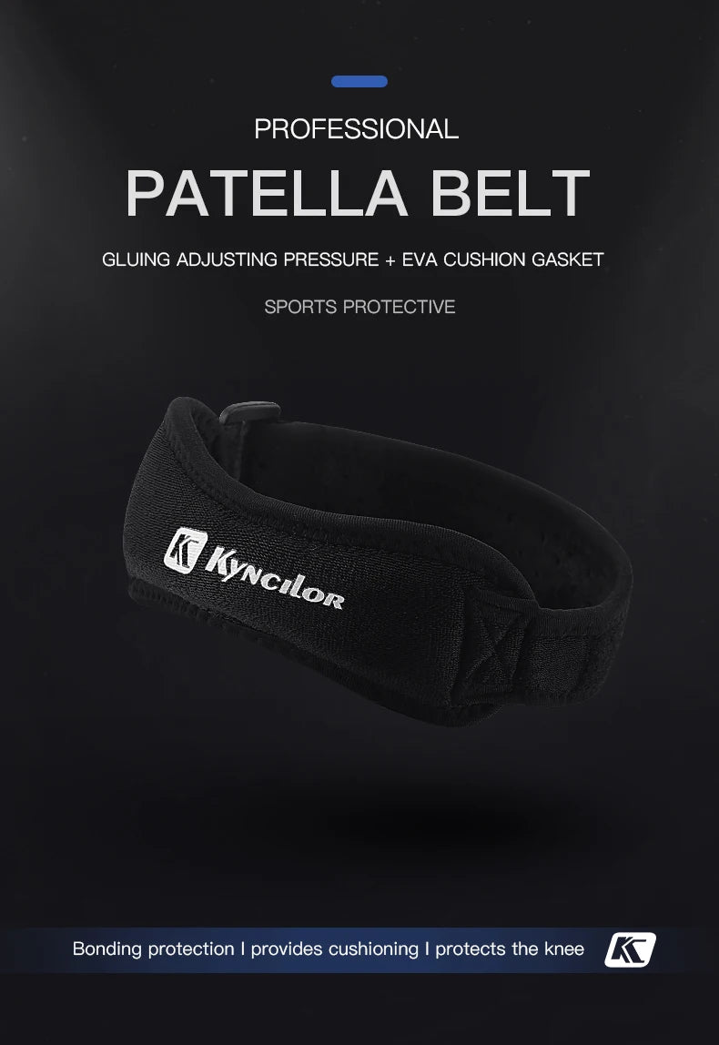 Adjustable Knee Support Strap – Patellar Brace for Sports & Running