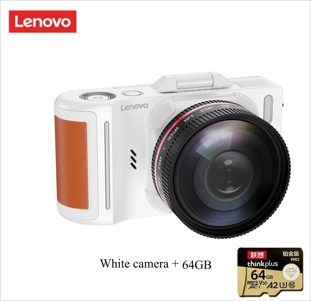 Lenovo R500 Digital Camera – 64MP, 18X Zoom, 1080p Vlogging