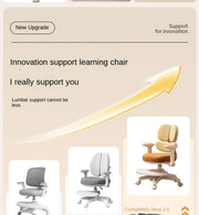 Children's Study Chair to Correct Sitting Posture of Primary School Students can Lift the Seat HomeBackrest Desk Writing Chair