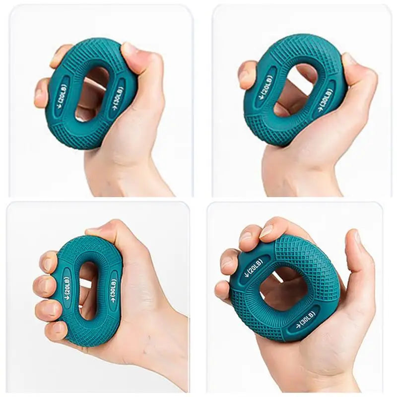 Silicone Finger Strengthener Ring – Hand Grip & Wrist Exercise Trainer