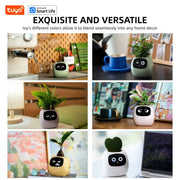 Tuya Ivy Smart Planter – AI Plant Pot with 49 Expressions & 7 Sensors