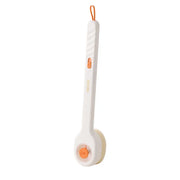 Long-Handle Bath Brush – Soft Liquid-Filled Bristles with Back Scrubber