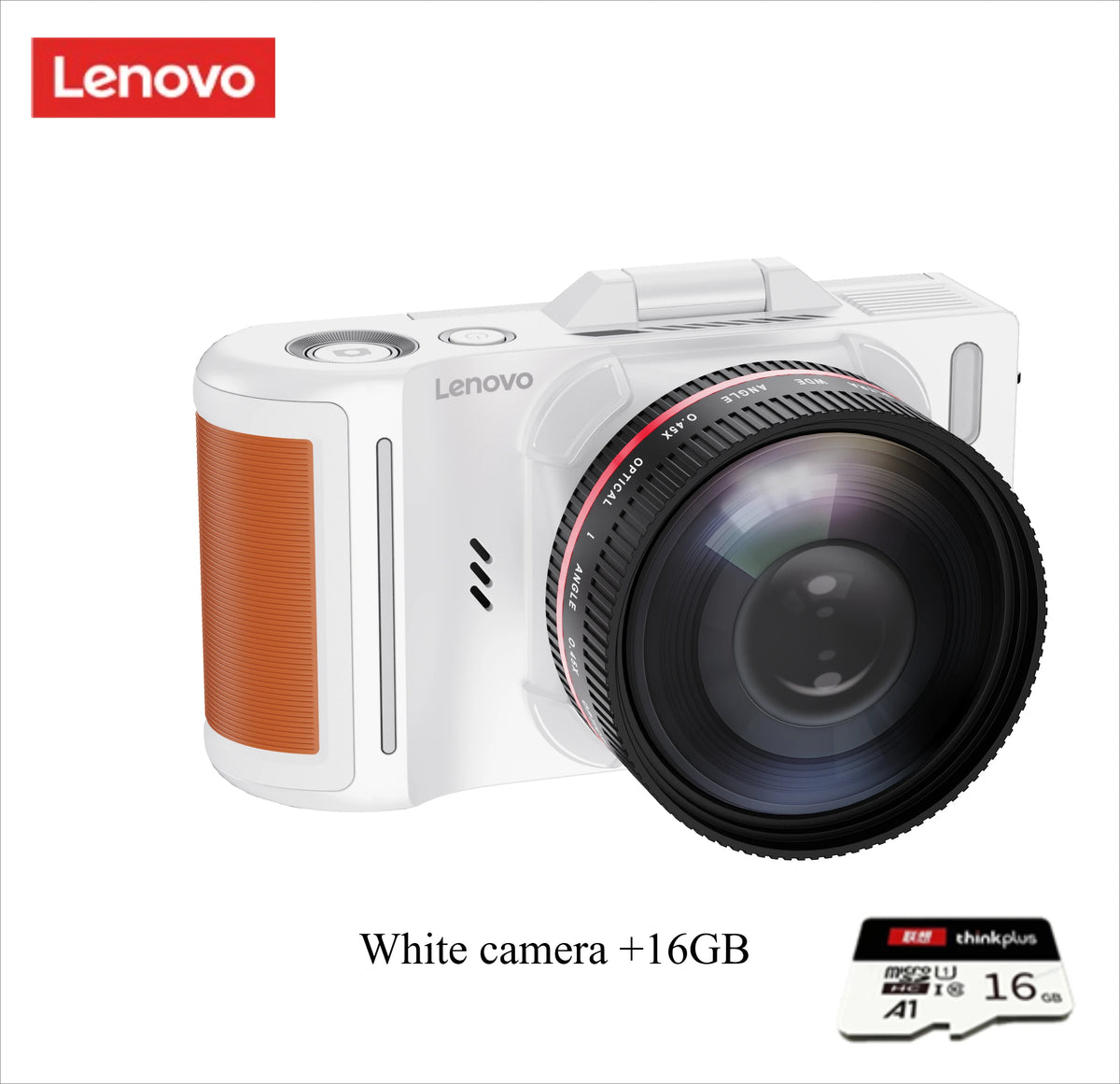 Lenovo R500 Digital Camera – 64MP, 18X Zoom, 1080p Vlogging