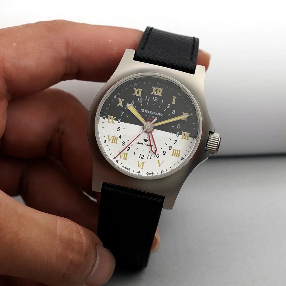 Merkur Men's Vintage British Military Field Watch – Automatic, Sapphire