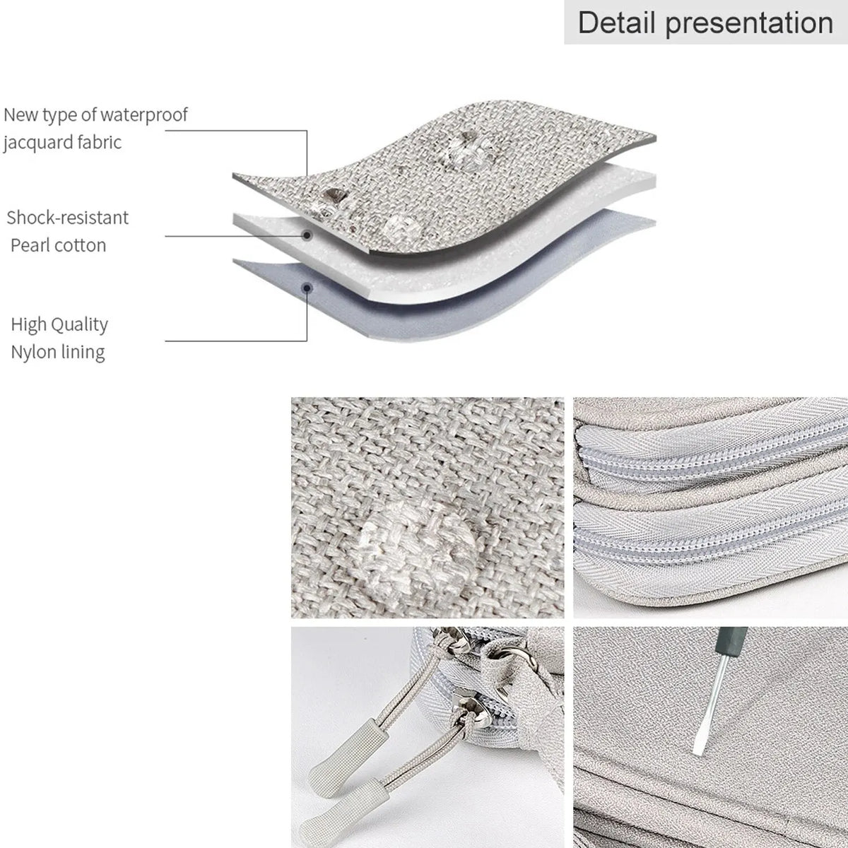 Waterproof Cable Organiser Bag – Travel Case for Chargers & Cords