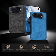 Genuine Alcantara Magnetic Phone Case – Premium Protective Cover for iPhone
