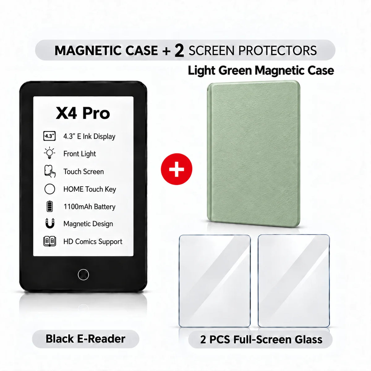 XTEINK X3 Pro E-Reader – Pocket-Size E-Ink Reader, Lightweight