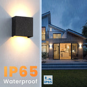 LED Wall Sconces – 6W Indoor/Outdoor IP65 Up-Down Wall Lights