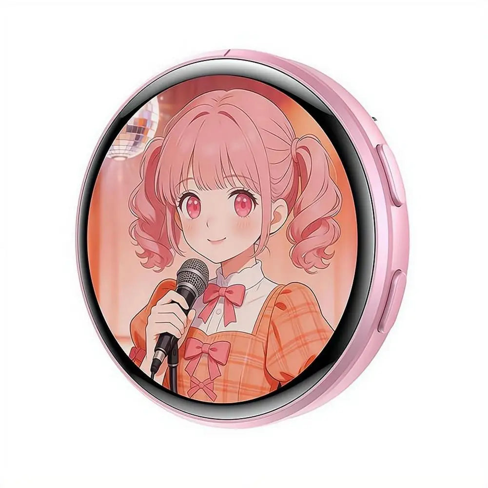 Anime Digital Badge – HD Touchscreen E-Pin with Photo & Video Display