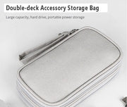 Waterproof Cable Organiser Bag – Travel Case for Chargers & Cords