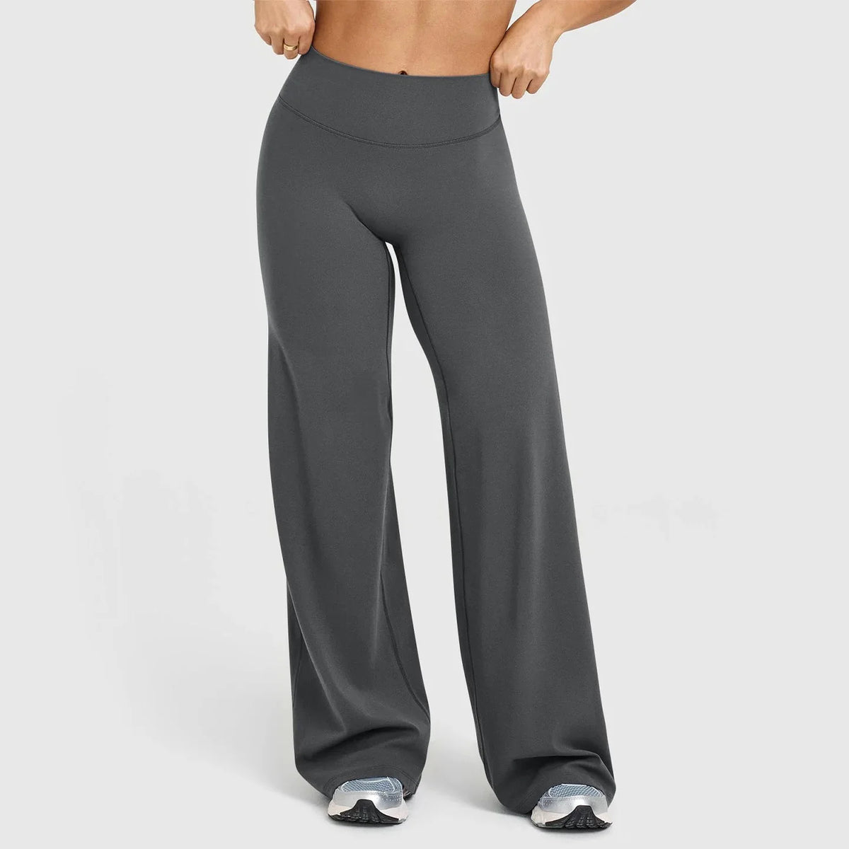 Women's High-Waist Wide-Leg Yoga Pants – Tummy Control Flare Leggings