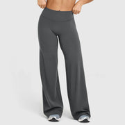 Women's High-Waist Wide-Leg Yoga Pants – Tummy Control Flare Leggings