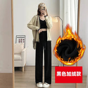 Women's Wide Leg Trousers – High Waist Straight Cut Casual Pants