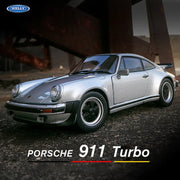 WELLY Porsche 911 Turbo 1974 1:24 Diecast Model Car – Collectible