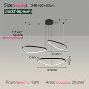 Modern Designer Chandelier – Hanging Pendant Lamp for Ceilings