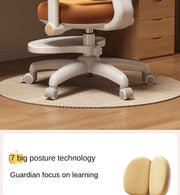 Children's Study Chair to Correct Sitting Posture of Primary School Students can Lift the Seat HomeBackrest Desk Writing Chair