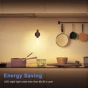 Rechargeable Motion Sensor Night Light – Magnetic LED Wall Lamp
