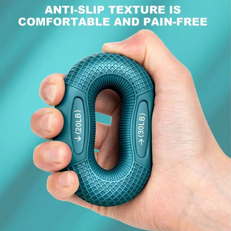 Silicone Finger Strengthener Ring – Hand Grip & Wrist Exercise Trainer