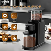 Electric Conical Burr Coffee Grinder – Touchscreen, 25 Grind Settings