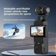 Pocket Vlogging Camera with Rotating Lens & Fill Light
