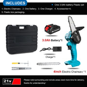 Kamolee 24V Brushless Mini Chainsaw – Cordless Wood Pruning Saw