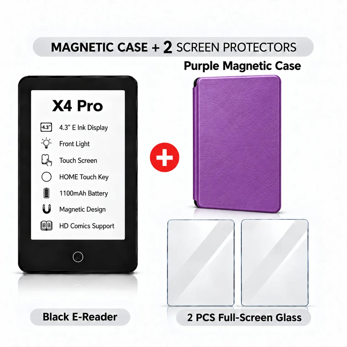 XTEINK X3 Pro E-Reader – Pocket-Size E-Ink Reader, Lightweight