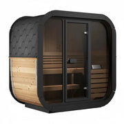 3–4 Person Outdoor Wooden Sauna – Solid Wood Steam Sauna with Wood-Burning Stove