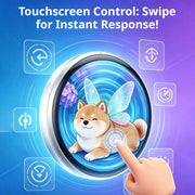 Anime Digital Badge – HD Touchscreen E-Pin with Photo & Video Display