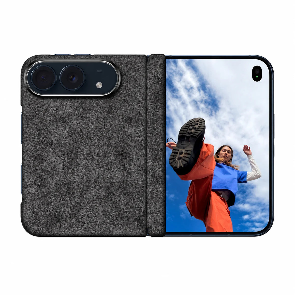 Genuine Alcantara Magnetic Phone Case – Premium Protective Cover for iPhone