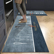 Non-Slip Velvet Kitchen Runner Mat – Absorbent Long Floor Rug