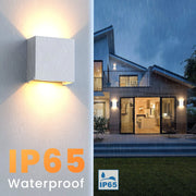 LED Wall Sconces – 6W Indoor/Outdoor IP65 Up-Down Wall Lights