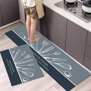 Non-Slip Velvet Kitchen Runner Mat – Absorbent Long Floor Rug