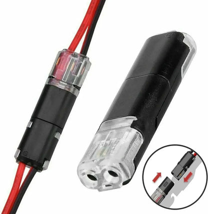 2 Pin Way Plug Waterproof Electrical Connector Car Wire Cable Automotive Electrical Connector Strip Terminal Connection NEW
