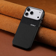 ESEBLE Woven Faux-Leather Magnetic Phone Case