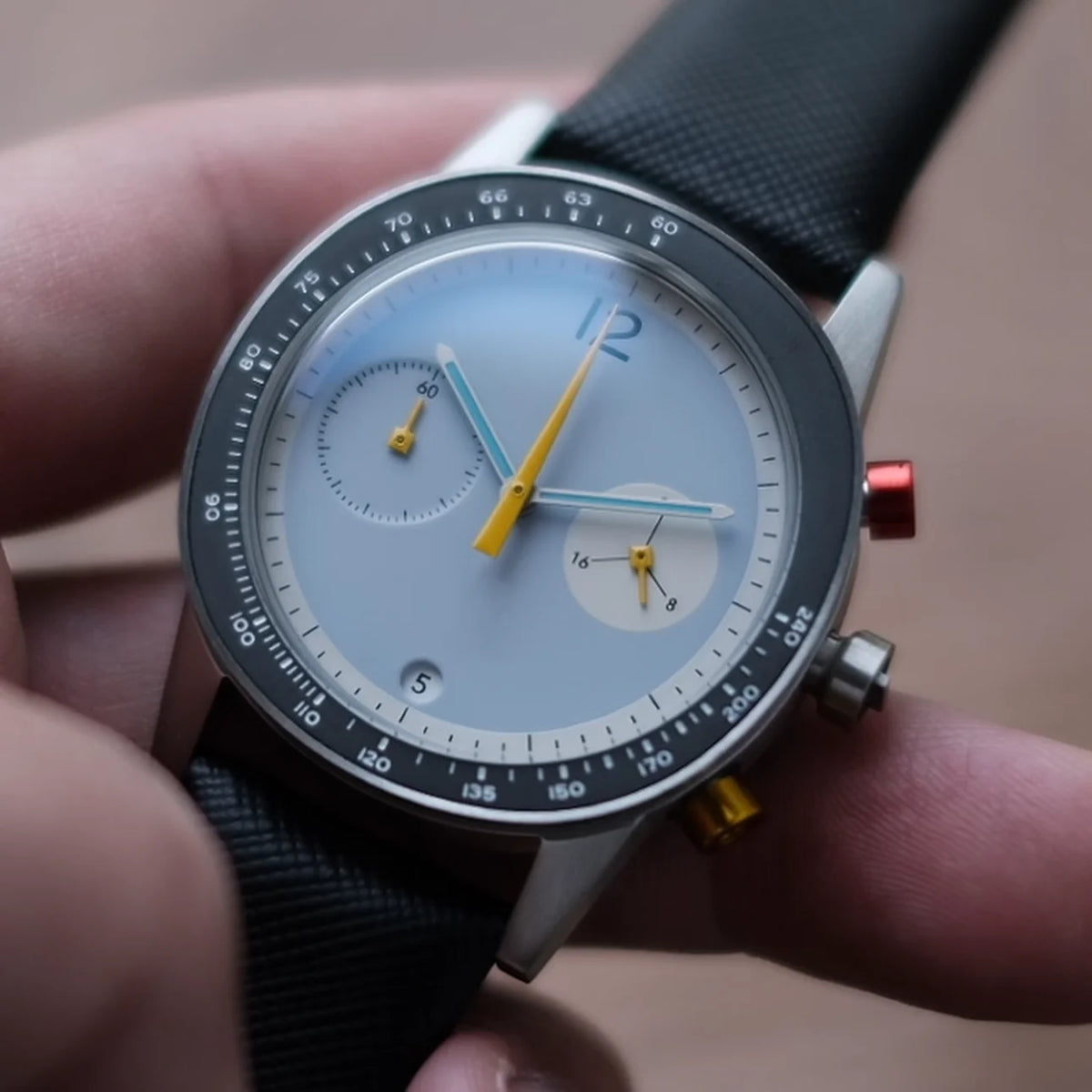 CILOA Quartz Watch with Leather Strap