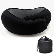 Memory Foam Travel Neck Pillow – U-Shaped, Adjustable & Portable