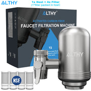 ALTHY Faucet Water Filter – 5-Stage Stainless Steel Purifier