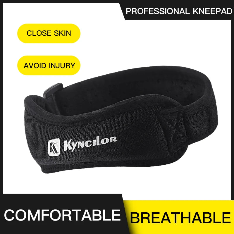 Adjustable Knee Support Strap – Patellar Brace for Sports & Running