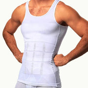 YBFDO Men's Body Shaper Compression Vest – Slimming Seamless Tank Top